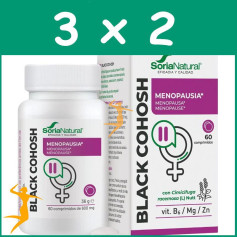 Pack 3x2 BLACKCOHOSH 30 CÁPSULAS MGDOSE