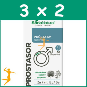Pack 3x2 PROSTASOR 60 COMPRIMIDOS SORIA NATURAL