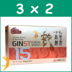 Pack 3x2 GINST15 TEA 100 SOBRES IL HWA