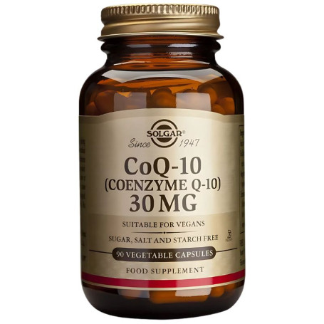 COENZIMA Q10 30MG 90 CÁPSULAS VEGETALES SOLGAR