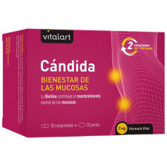 VITALART CÁNDIDA 30 COMPRIMIDOS + 30 PERLAS VITALART