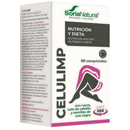 CELULIMP 60 COMPRIMIDOS SORIA NATURAL