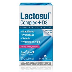 LACTOSUL COMPLEX +D3 20 CAPSULAS NATYSAL