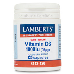 VITAMINA D 1000 IU 120TAB LAMBERTS