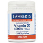 VITAMINA D3 4000UI 120 CAPSULASLAMBERTS