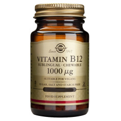VITAMINA B12 1.000Mcg. (CIANOCOBALAMINA) 100 CÁPSULAS SOLGAR