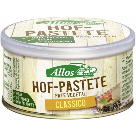 PATE VEGETAL CLASICO BIO 125Gr. ALLOS