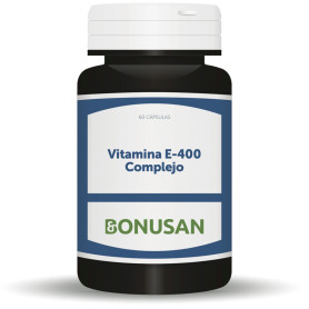 VITAMINA E-400 COMPLEJO 60 CAPSULAS BONUSAN
