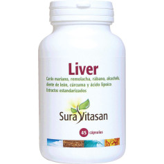 LIVER 650Mg. 45 CAPSULAS SURA VITASAN