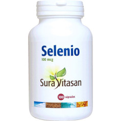 SELENIO L-SELENOMETIONINA 100Mcg. 100 CÁPSULAS SURA VITASAN