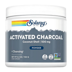 ACTIVATED COCONUT CHARCOAL 75Gr. SOLARAY