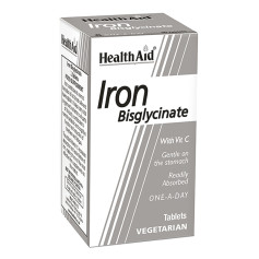 HIERRO BISGLYCINATO 30Mg. 90 COMPRIMIDOS HEALTH AID