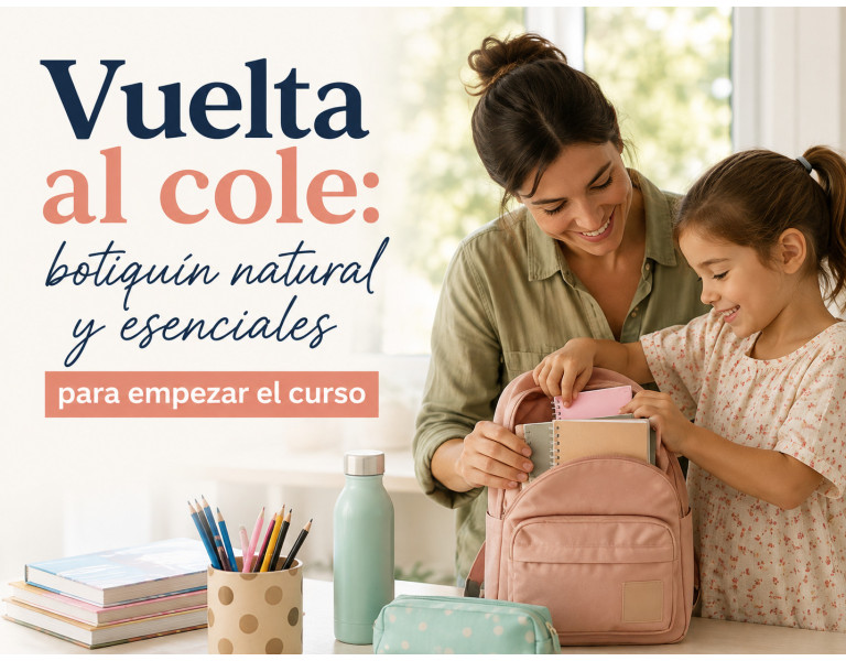 Vuelta al cole: botiquín natural y esenciales para empezar el curso
